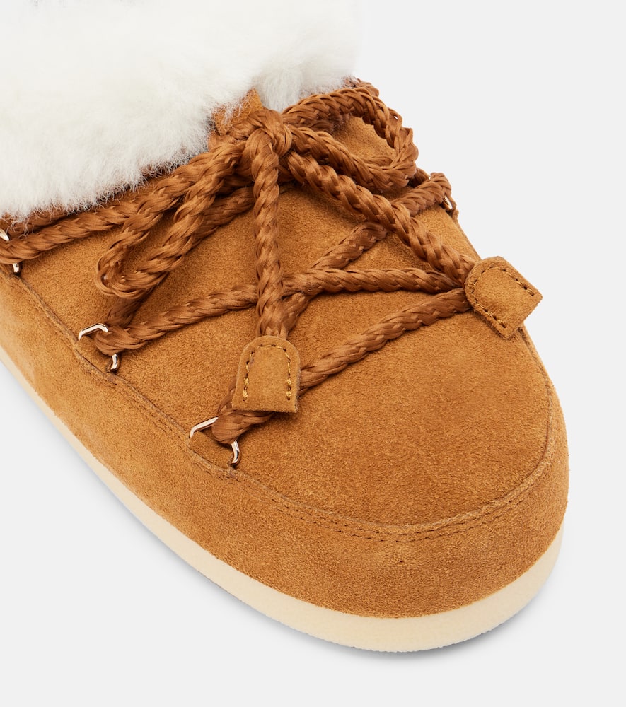 Moon Boot Evx Suede Ankle Boots In Brown