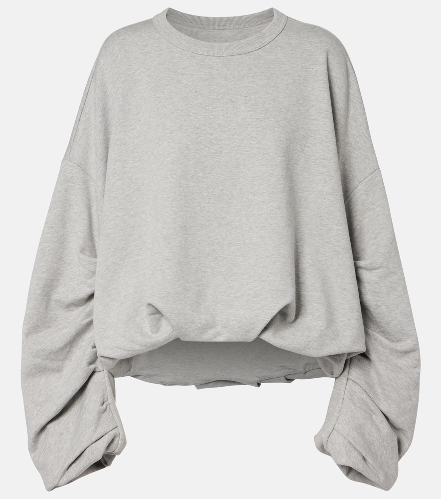 Dries Van Noten Dries Van Noten Draped cotton jersey sweatshirt　Dries Van Noten ドレープ コットン ジャージ スウェットシャツ