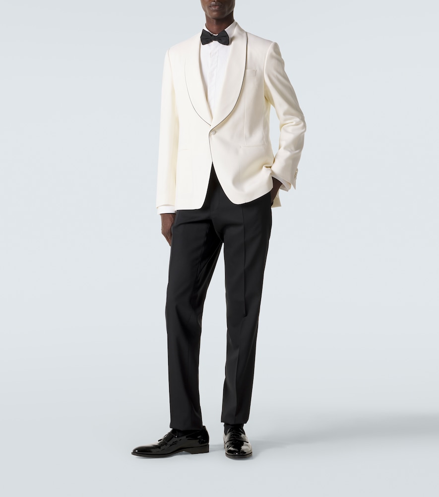  Lardini Lardini Wool Tuxedo Pants 