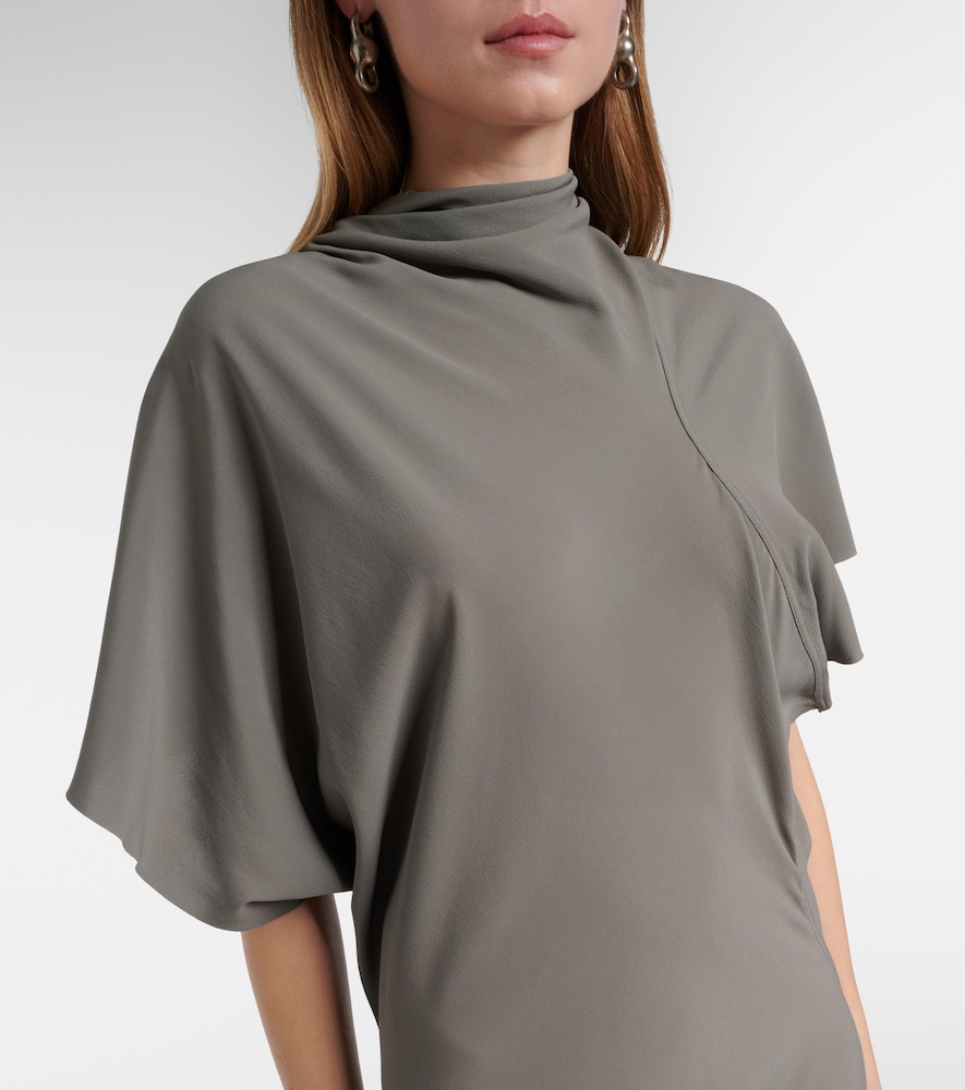  Rick Owens Rick Owens Seb Draped Midi Dress 