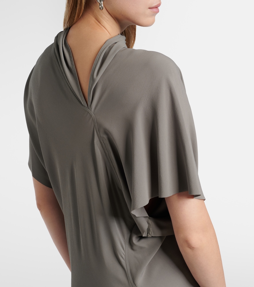  Rick Owens Rick Owens Seb Draped Midi Dress 