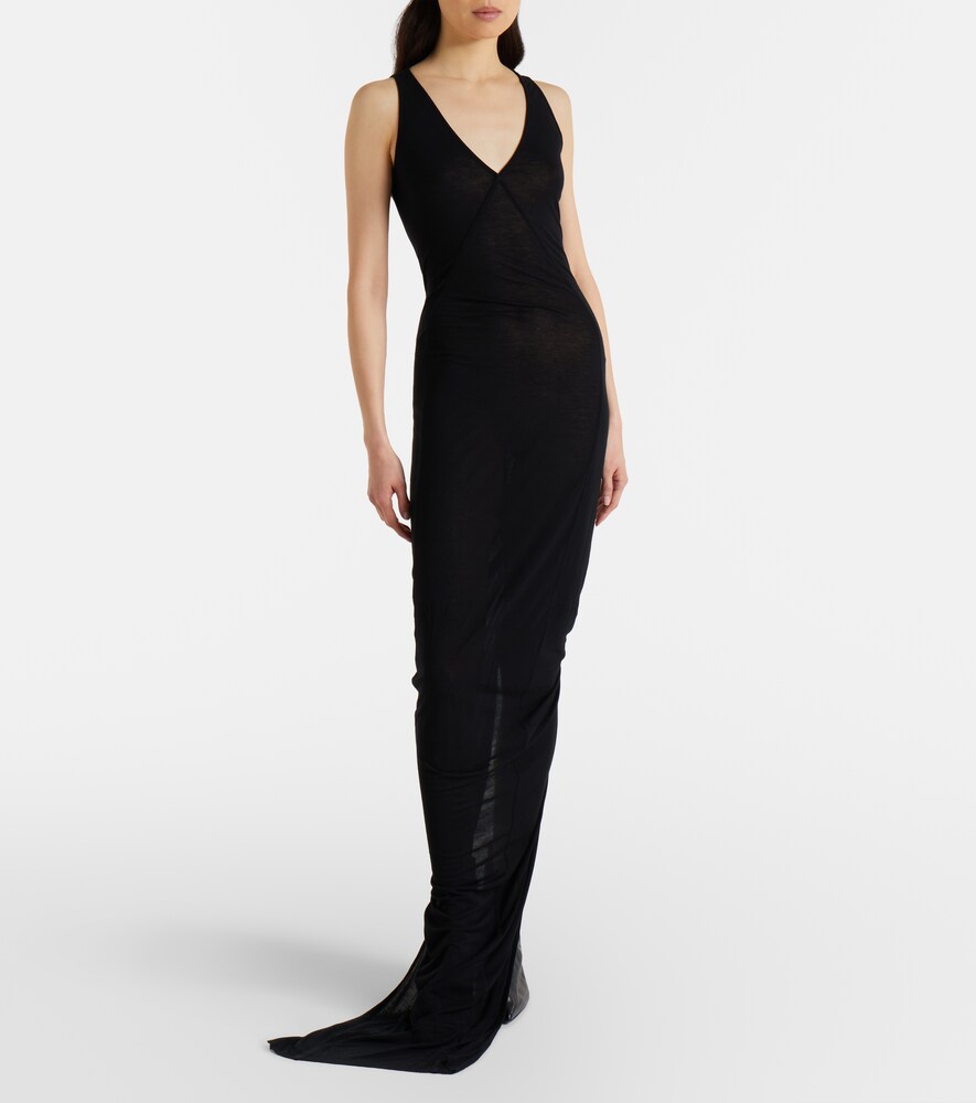  Rick Owens Rick Owens Maxikleid V Tank Aus Jersey 