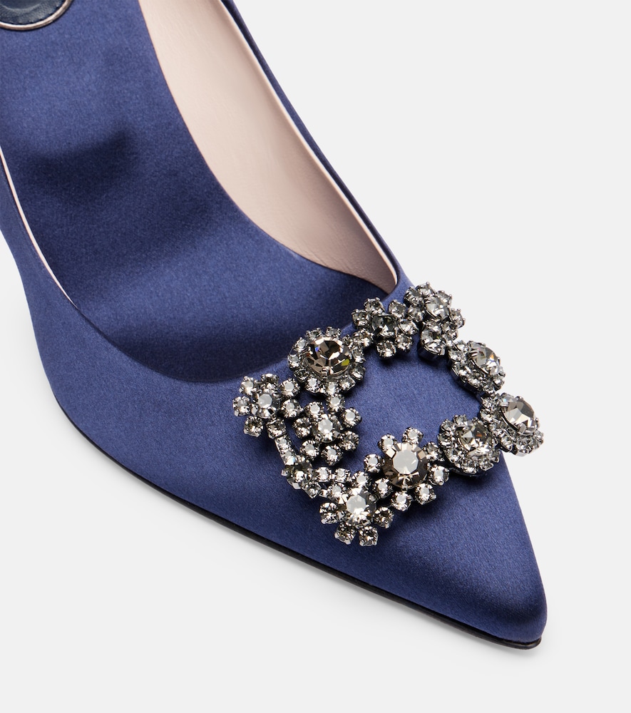  Roger Vivier Roger Vivier Verzierte Pumps Efflorescence 65 Aus Satin 