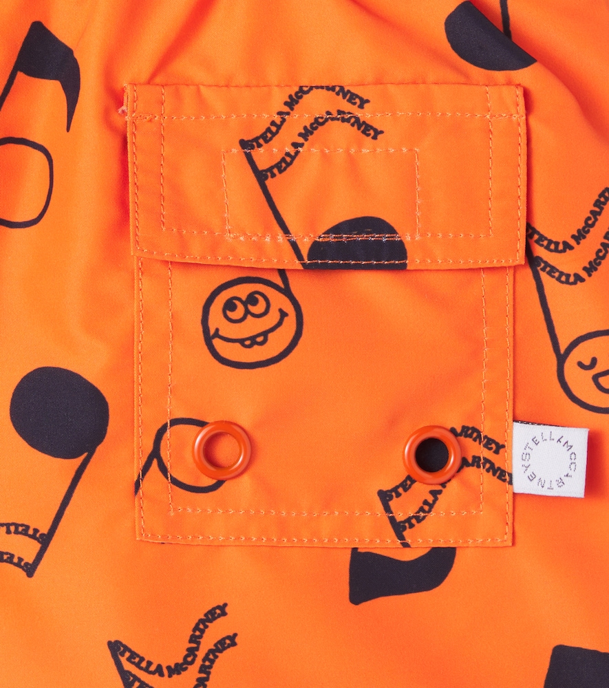  Stella Mccartney Kids Stella Mccartney Kids Baby Musical Note Swim Trunks 