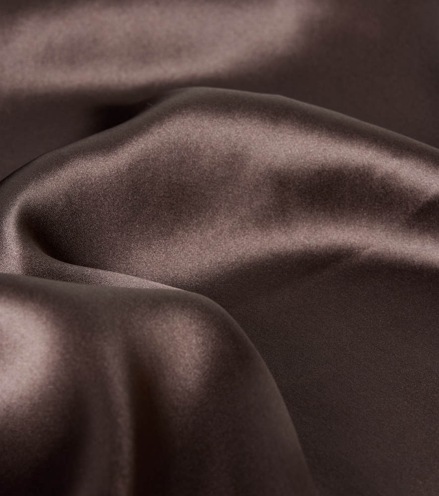  Magda Butrym Magda Butrym Lace-trimmed Silk Satin Scarf 