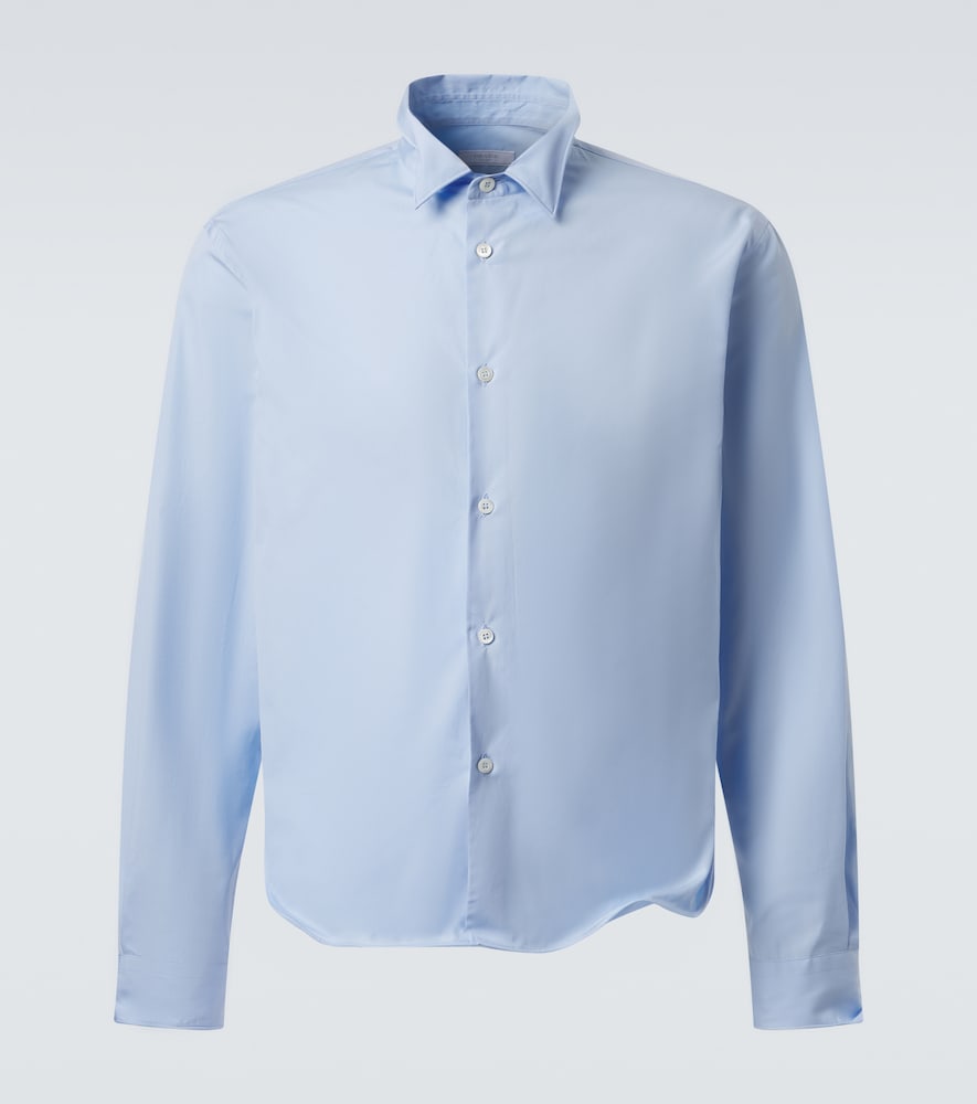 Prada Prada Gathered cotton shirt　プラダ ギャザーコットンシャツ