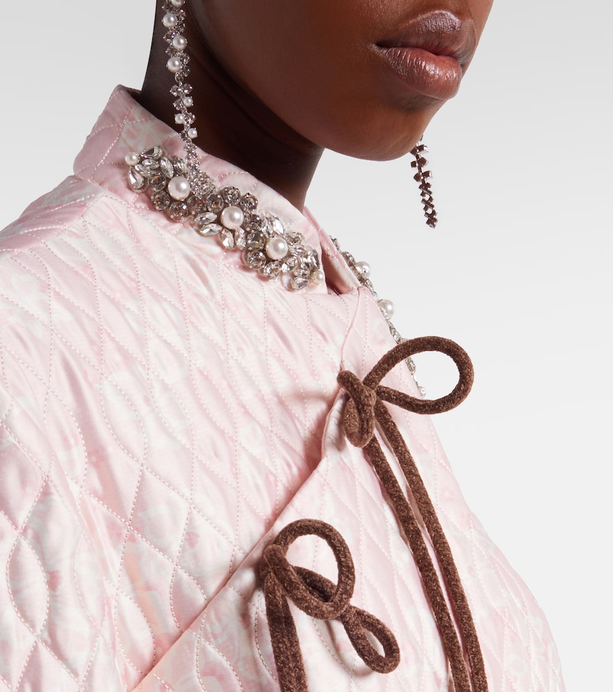  Simone Rocha Simone Rocha Verzierte Steppjacke 