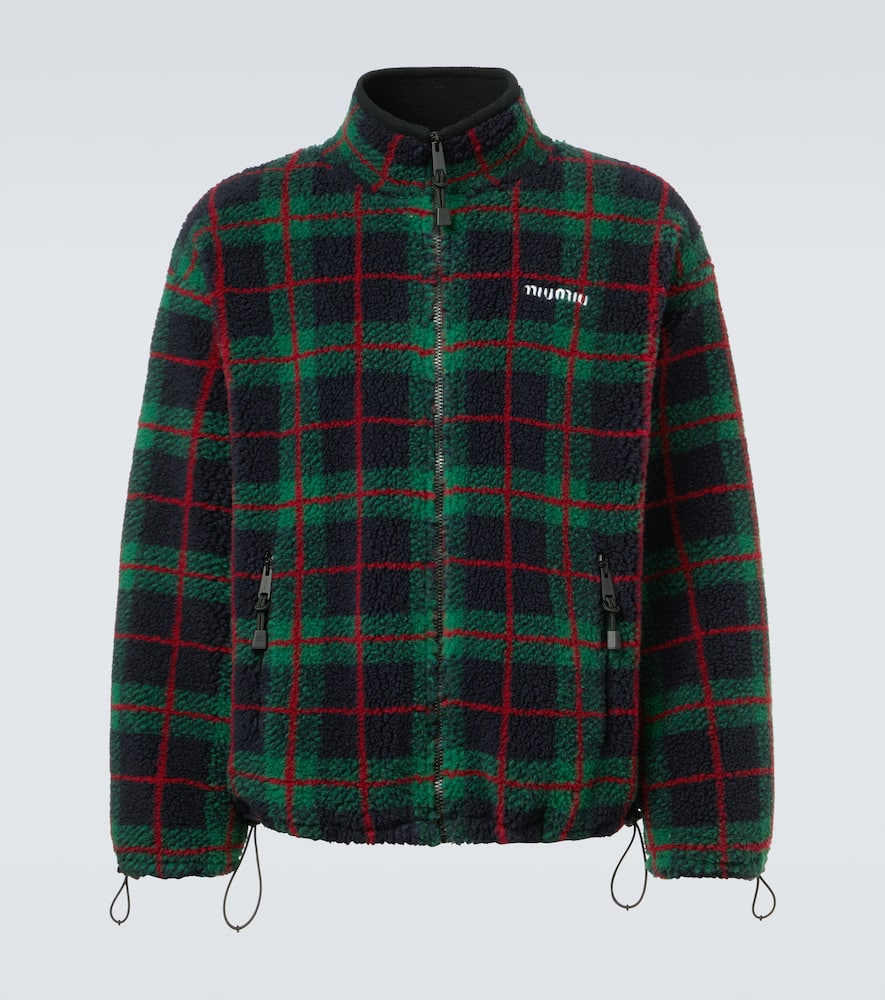 Jacke aus Teddyfleece