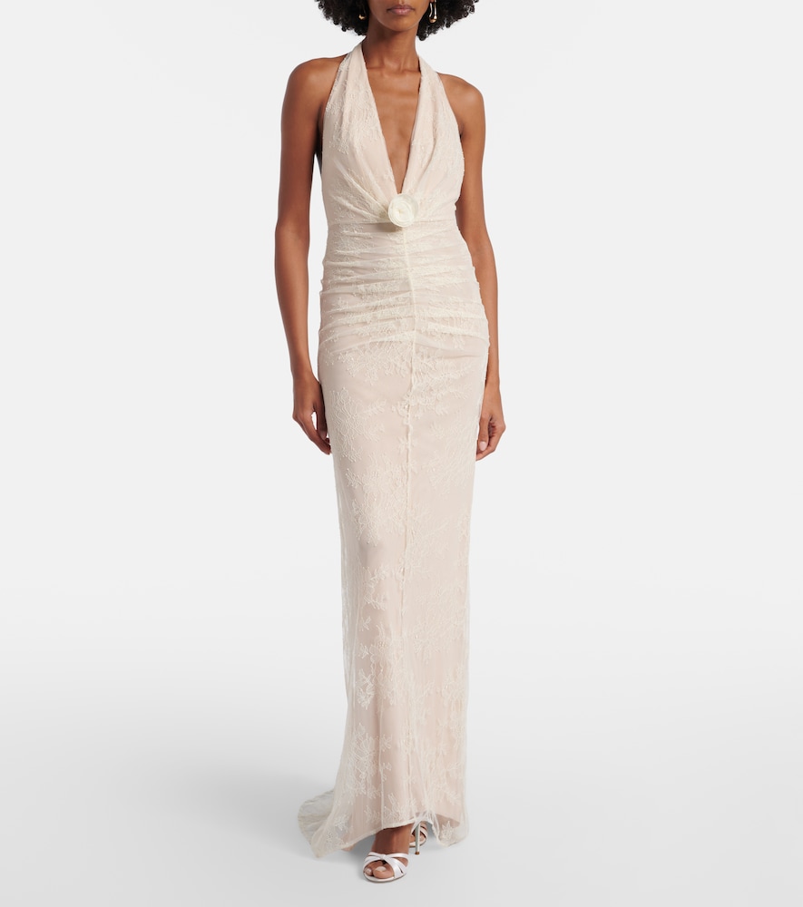  De La Vali De La Vali Bridal Amora Lace Tulle Gown 