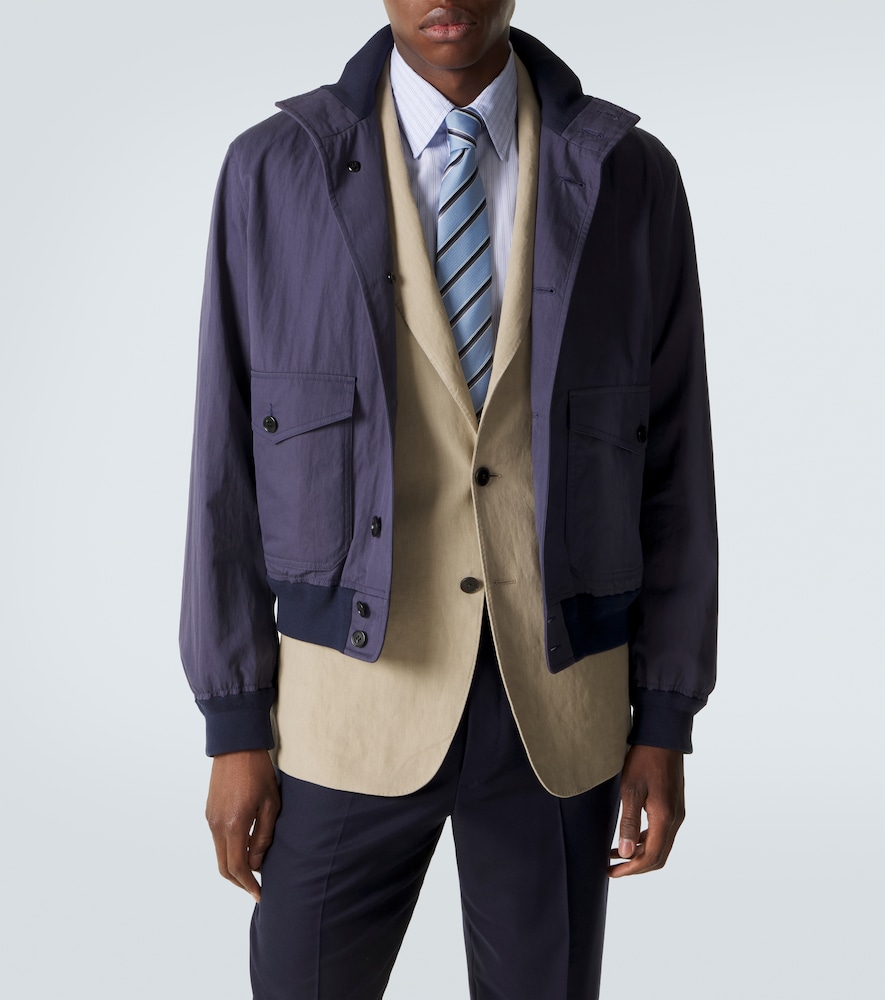  Dunhill Dunhill Cotton-blend Twill Bomber Jacket 
