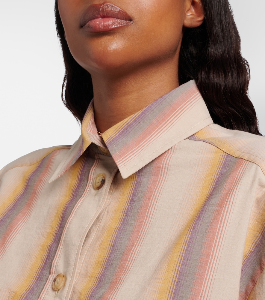 Mahvane Striped Cotton Shirt