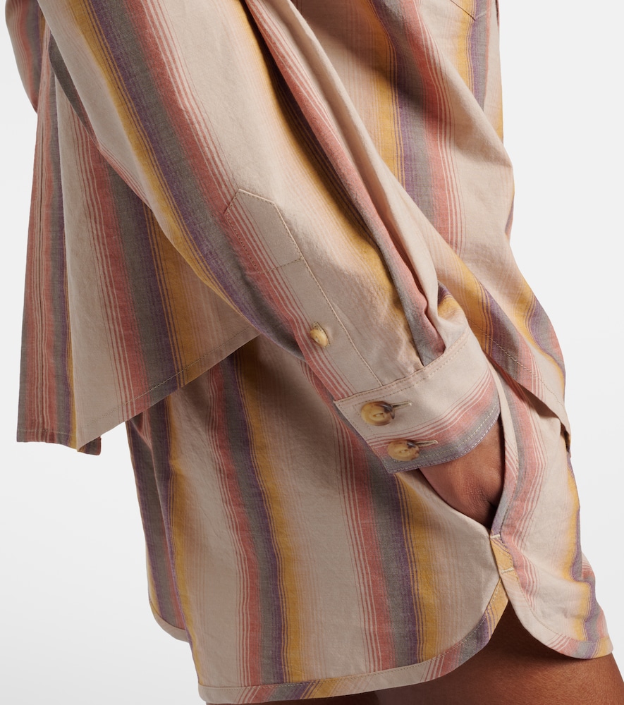 Mahvane Striped Cotton Shirt