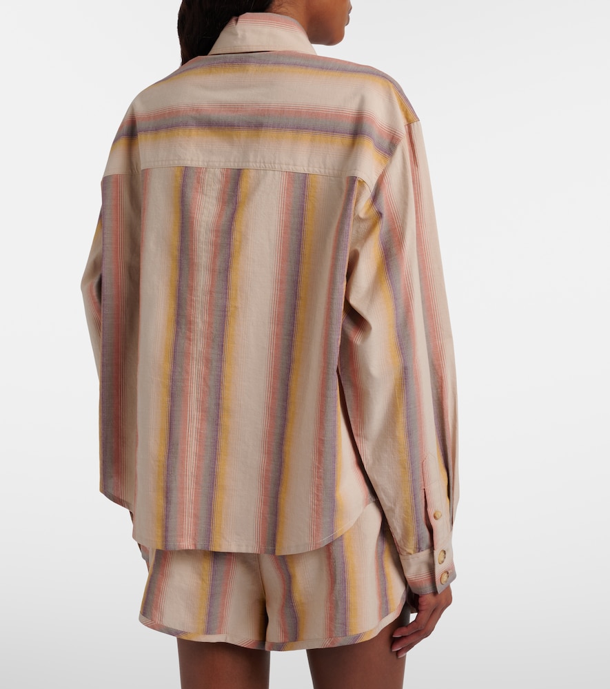 Mahvane Striped Cotton Shirt