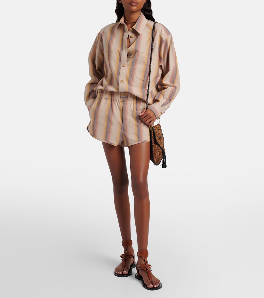 Mahvane Striped Cotton Shirt