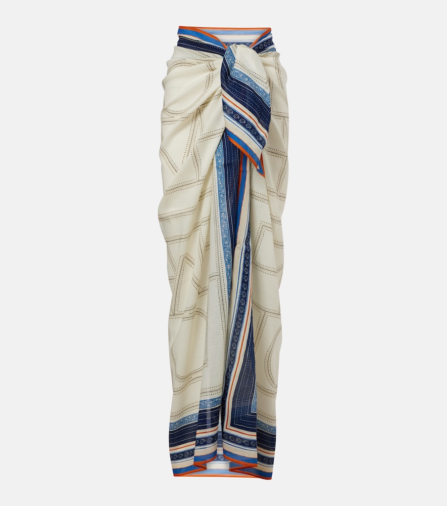 Toteme Collector printed beach cover-up