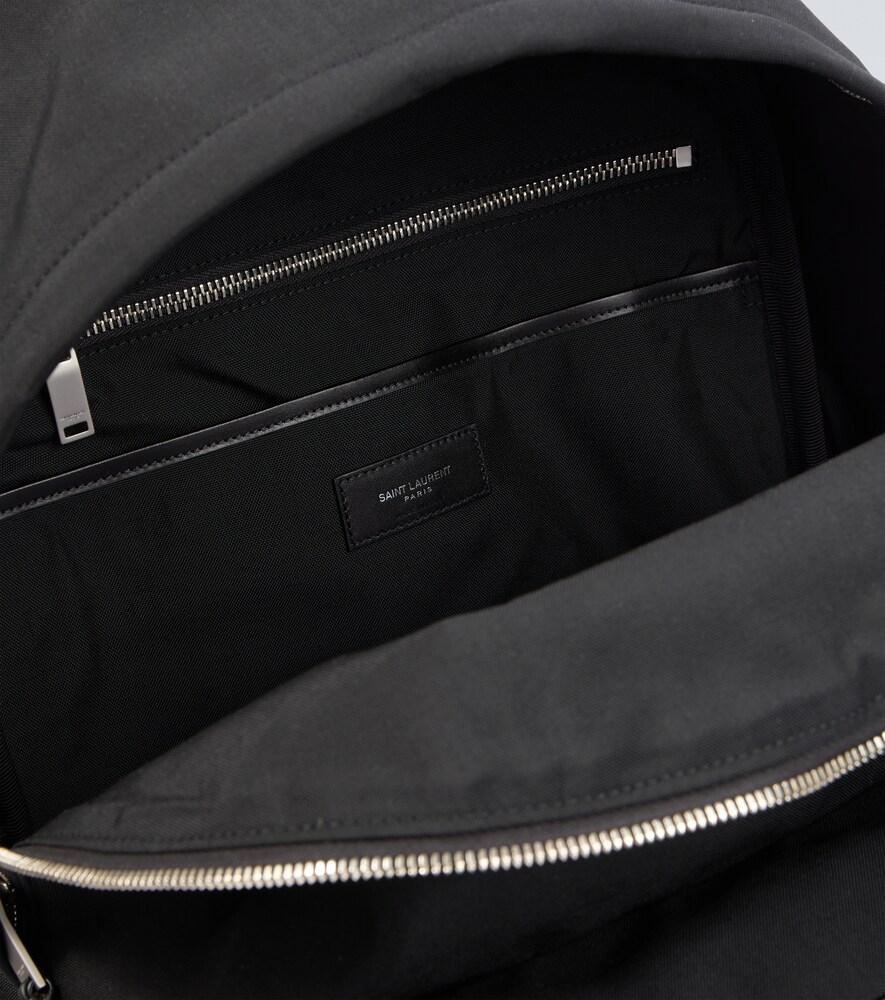 Saint Laurent Saint Laurent Rucksack City Aus Canvas Mit Leder 