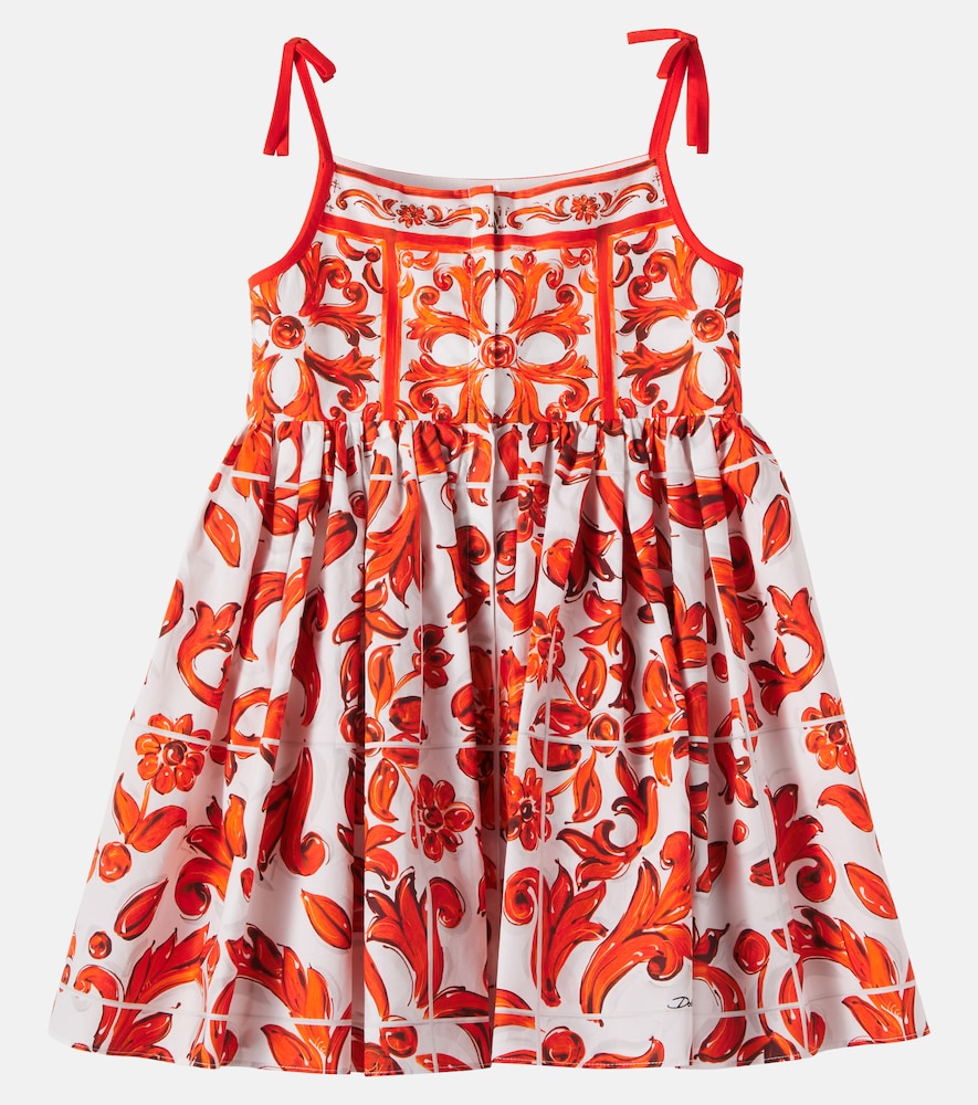  Dolce&gabbana Kids Dolce&gabbana Kids Kleid Aus Baumwolle 