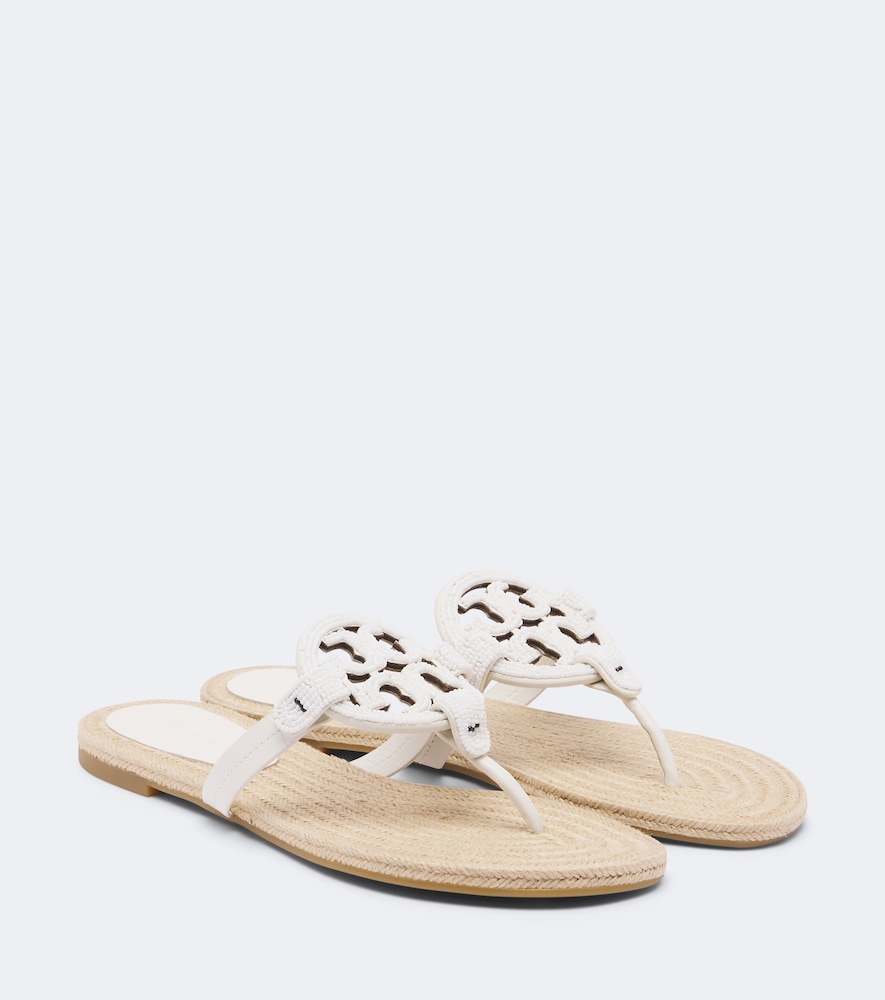 Perlenbesetzte Zehensandalen Miller