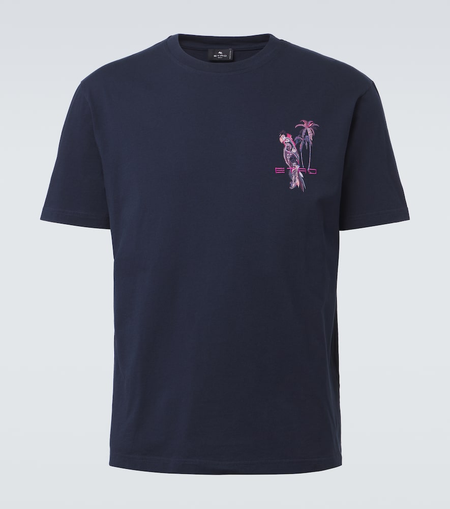 ETRO Etro Printed cotton jersey T-shirt　エトロ プリント コットンジャージー T シャツ