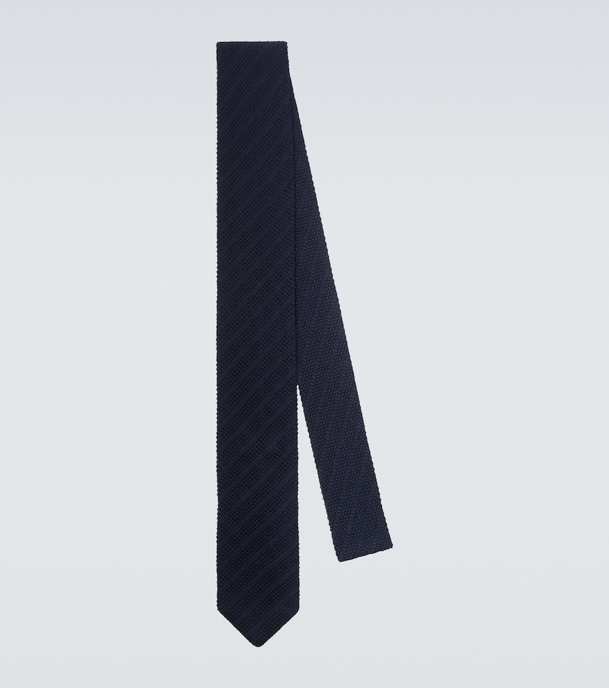 Krawatte aus Seiden-Jacquard