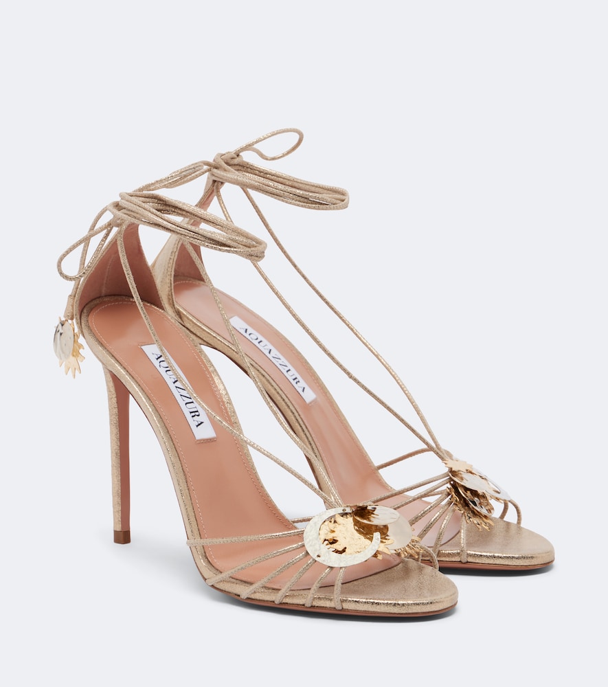 Sandali Night Stars in pelle metallizzata