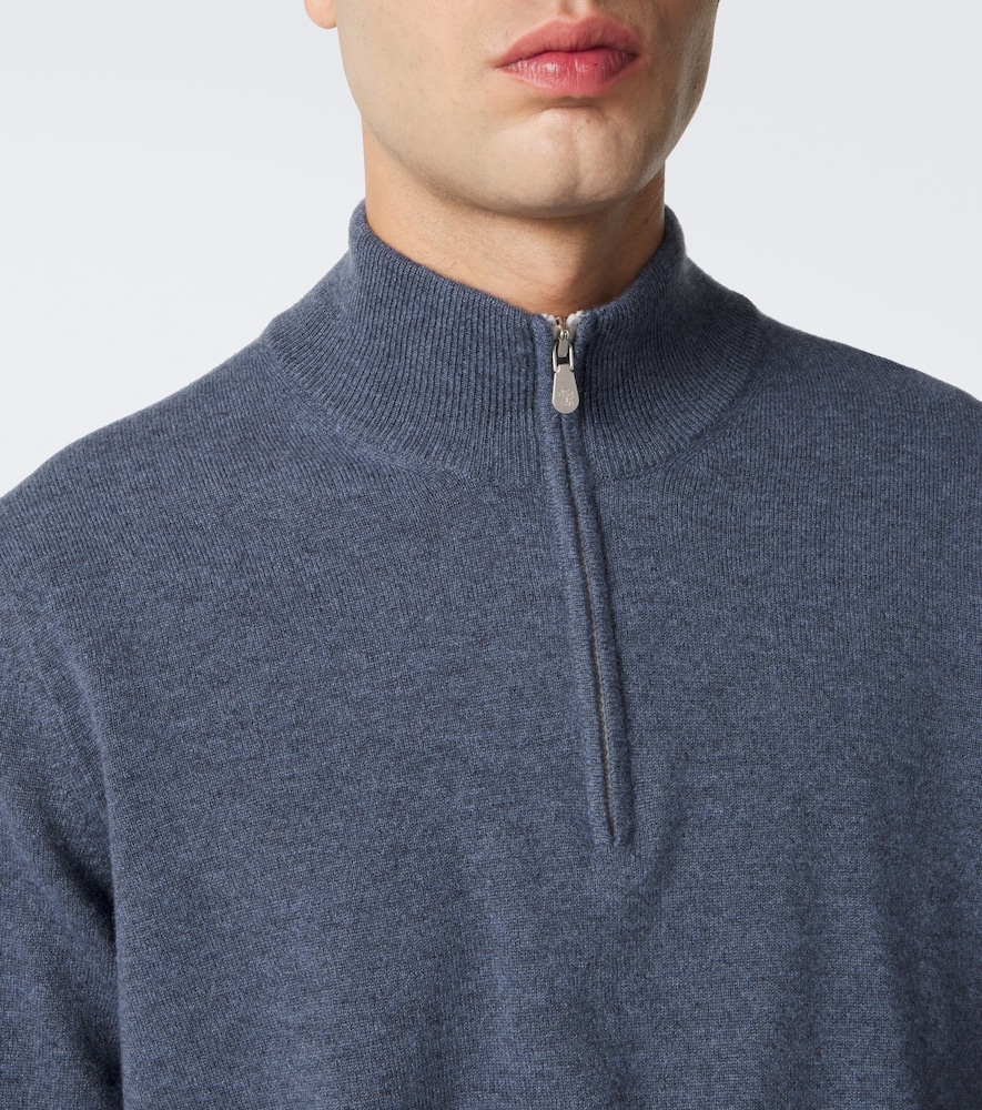 Cashmere Half-Zip Sweater
