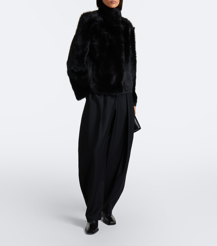 Reversible Shearling Coat