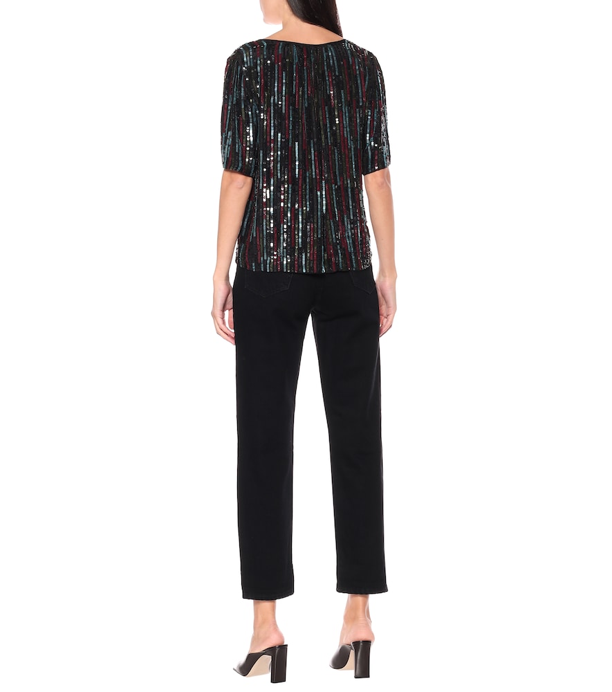  Velvet Velvet Top Nikky Mit Pailletten 
