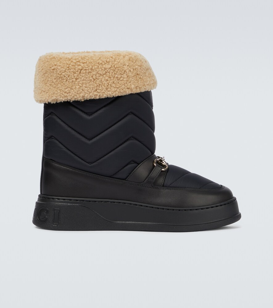 Gucci Chevron Horsebit boots | Smart Closet