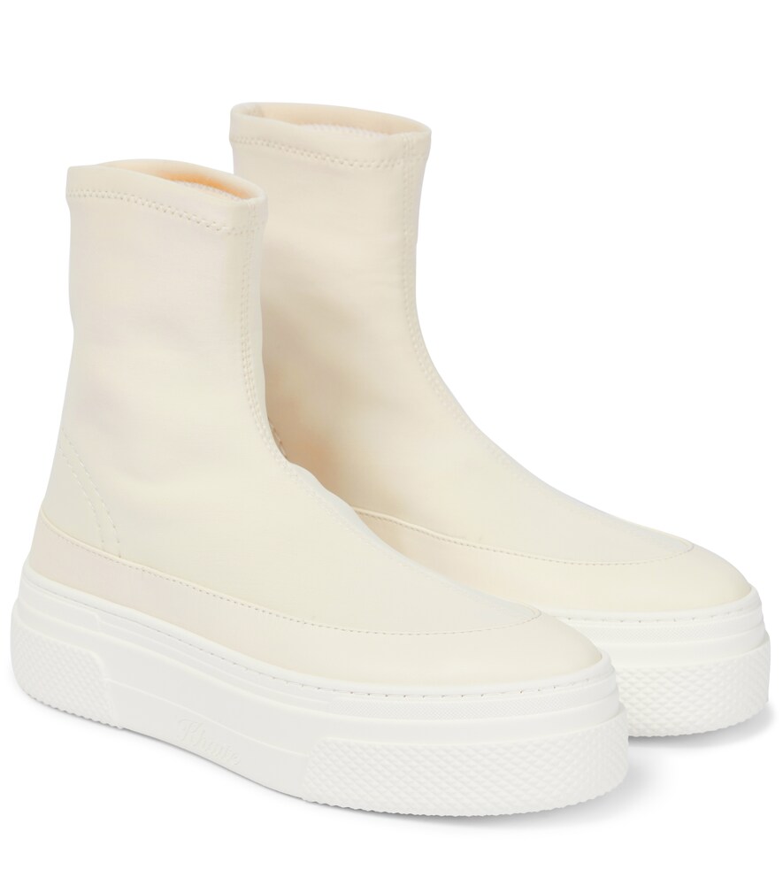 bianco sock sneakers