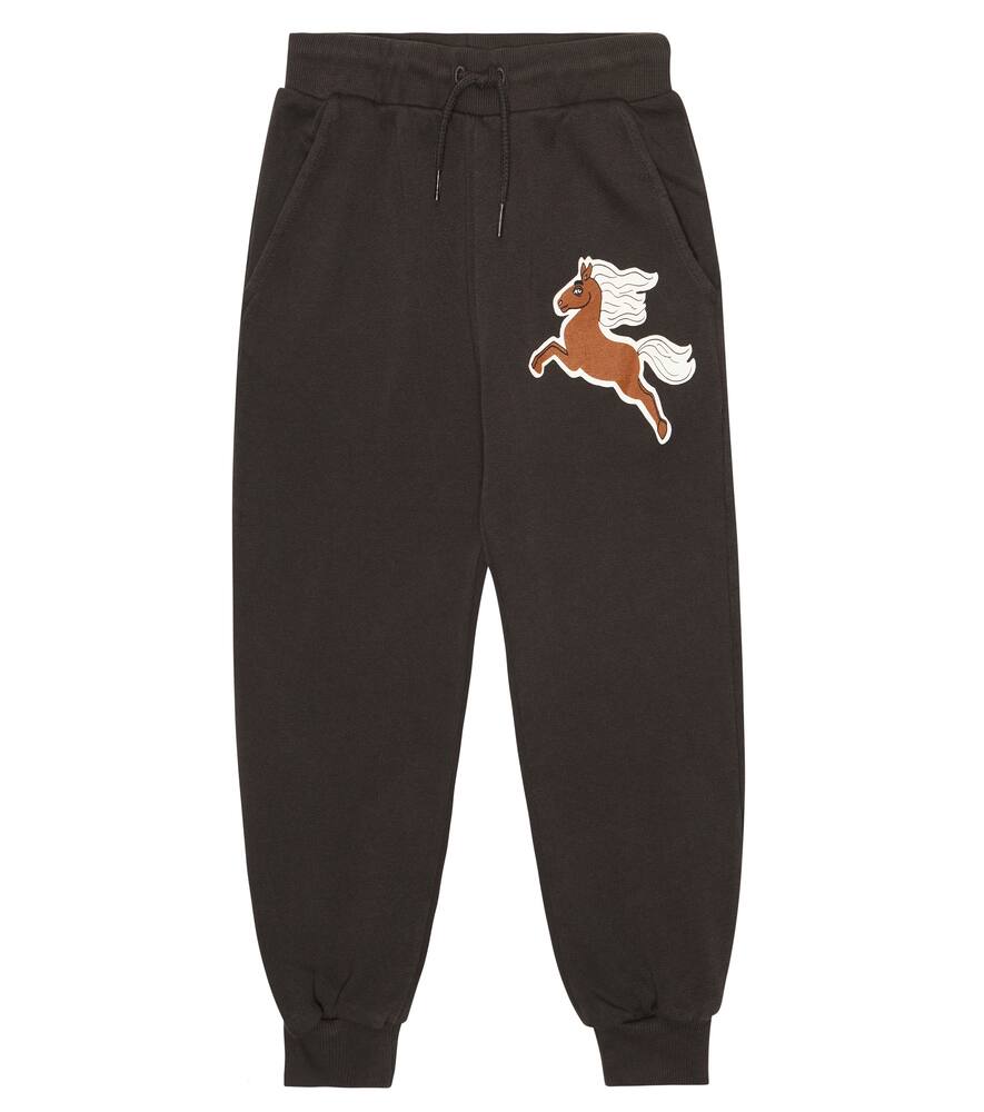 Mini Rodini Printed cotton jersey sweatpants