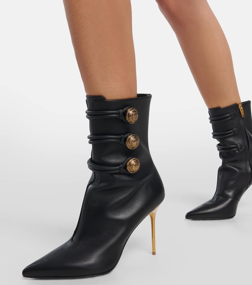 Ariel embellished knee-high suede boots