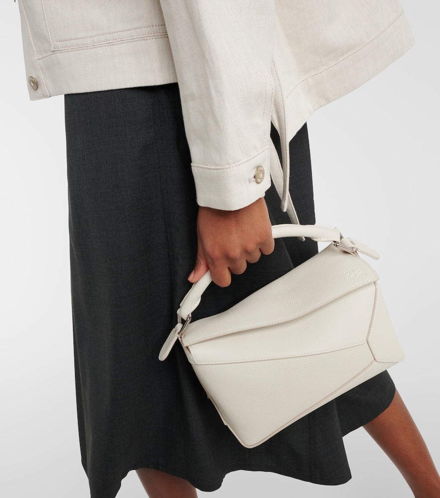 Loewe Puzzle Small leather top-handle bag