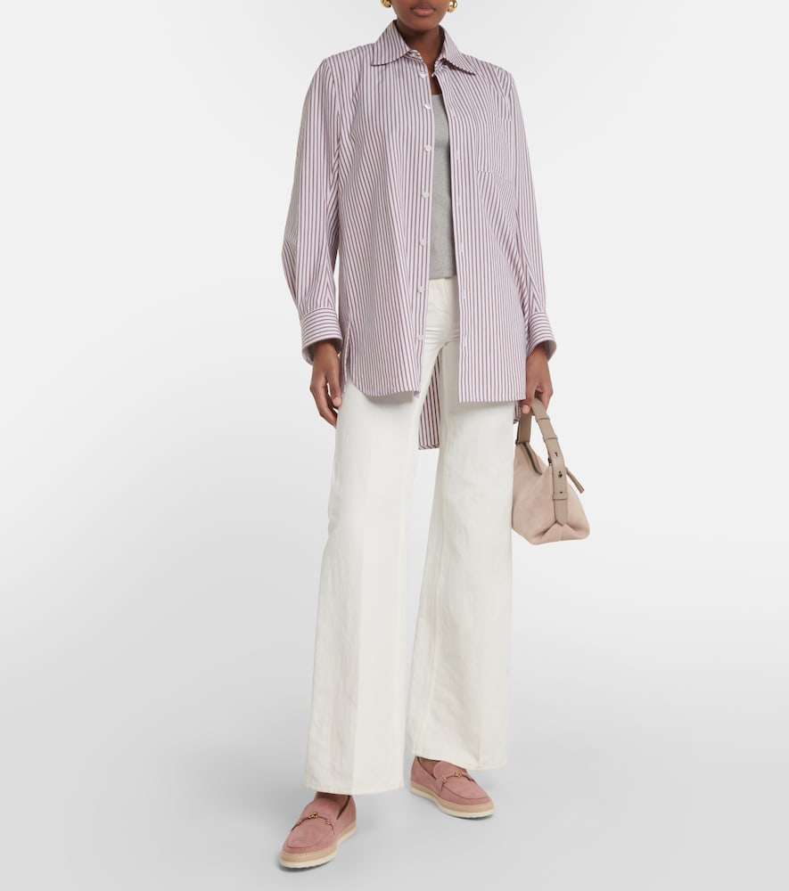  Tod's Tod's Espadrilles T Ring Aus Veloursleder 