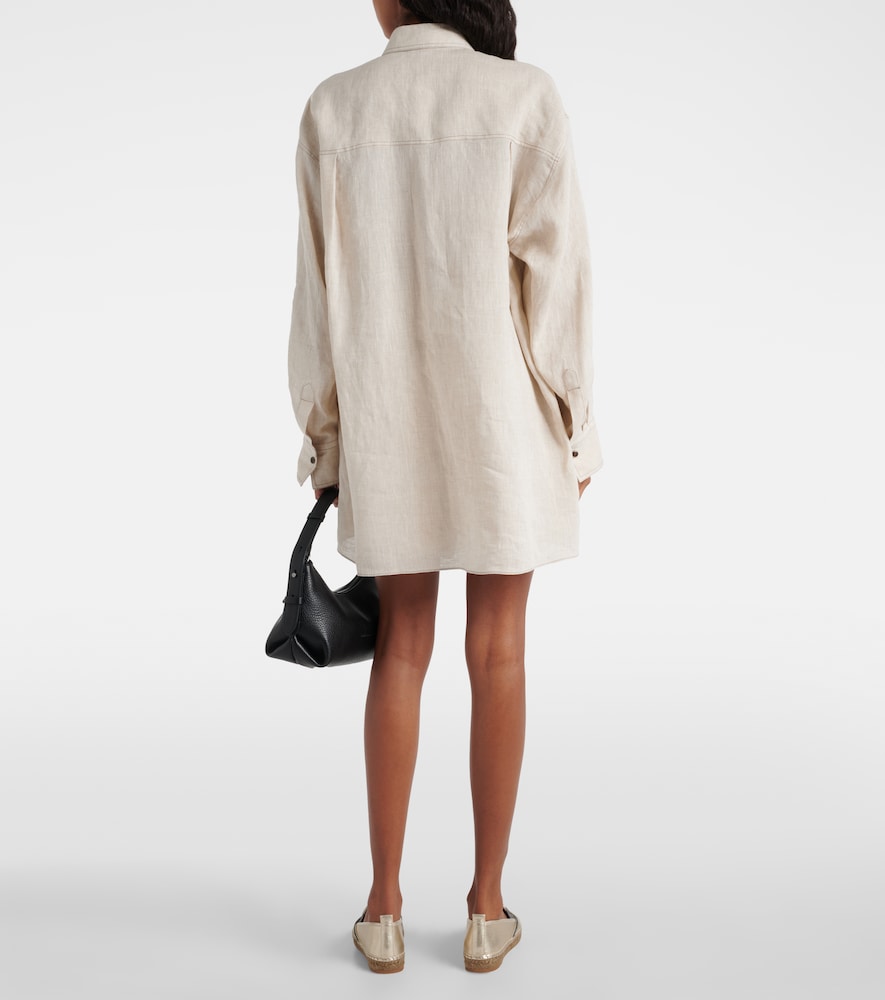  Brunello Cucinelli Brunello Cucinelli Camicia Oversize In Lino 