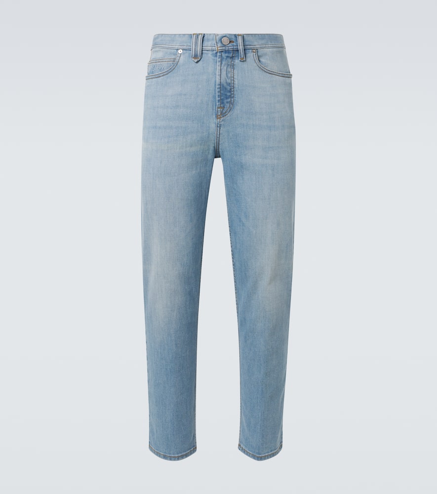 Brioni Slim Jeans In Blue