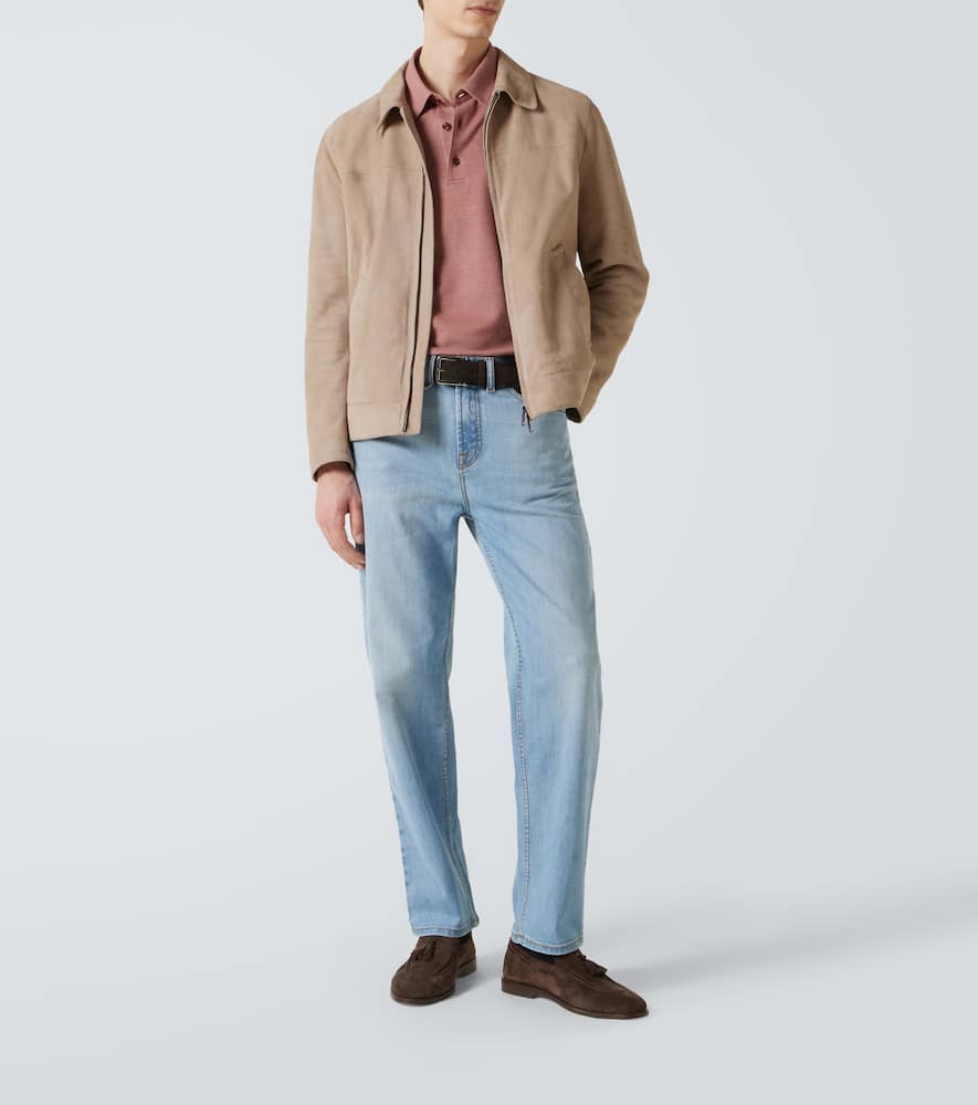 Brioni Slim Jeans In Blue