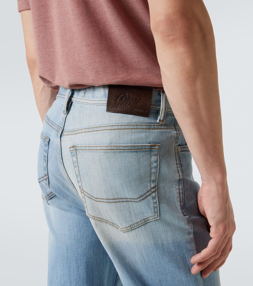 Brioni Slim Jeans In Blue