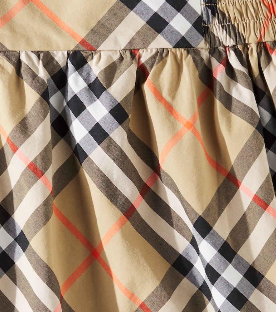 Burberry Vintage Check-pattern Cotton Shorts In Multicoloured
