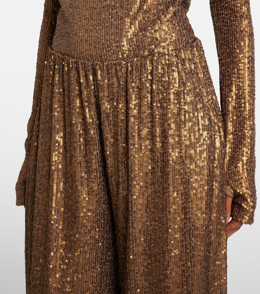 Norma Kamali Women's Boyfriend Elephant Sweatpant Bronze In Brown