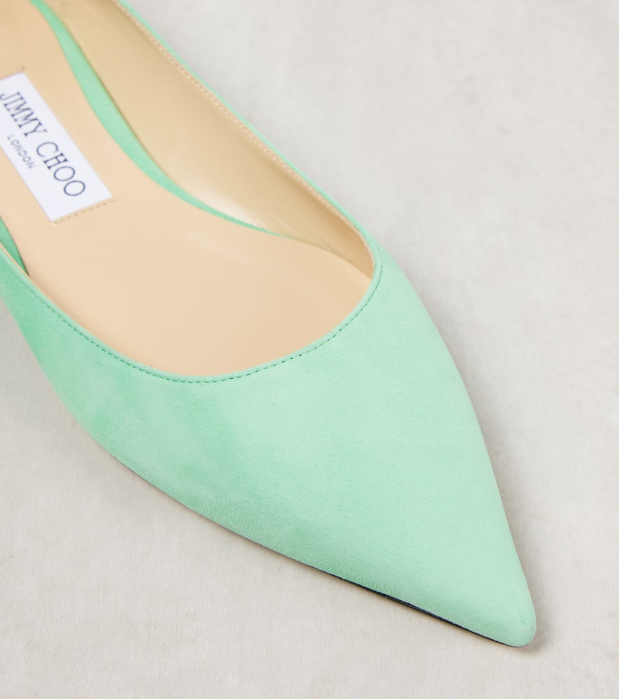 Jimmy Choo Love suede ballet flats