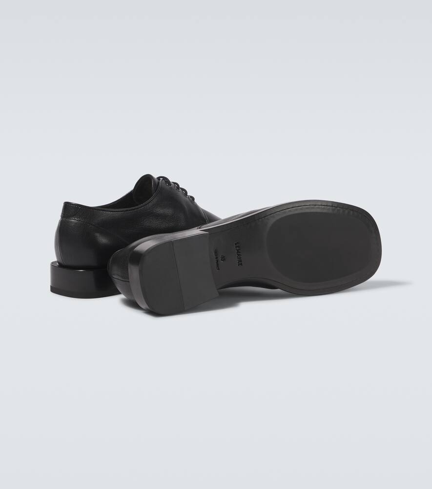 Lemaire Anatomic Derbies Lace Up Shoe In Black