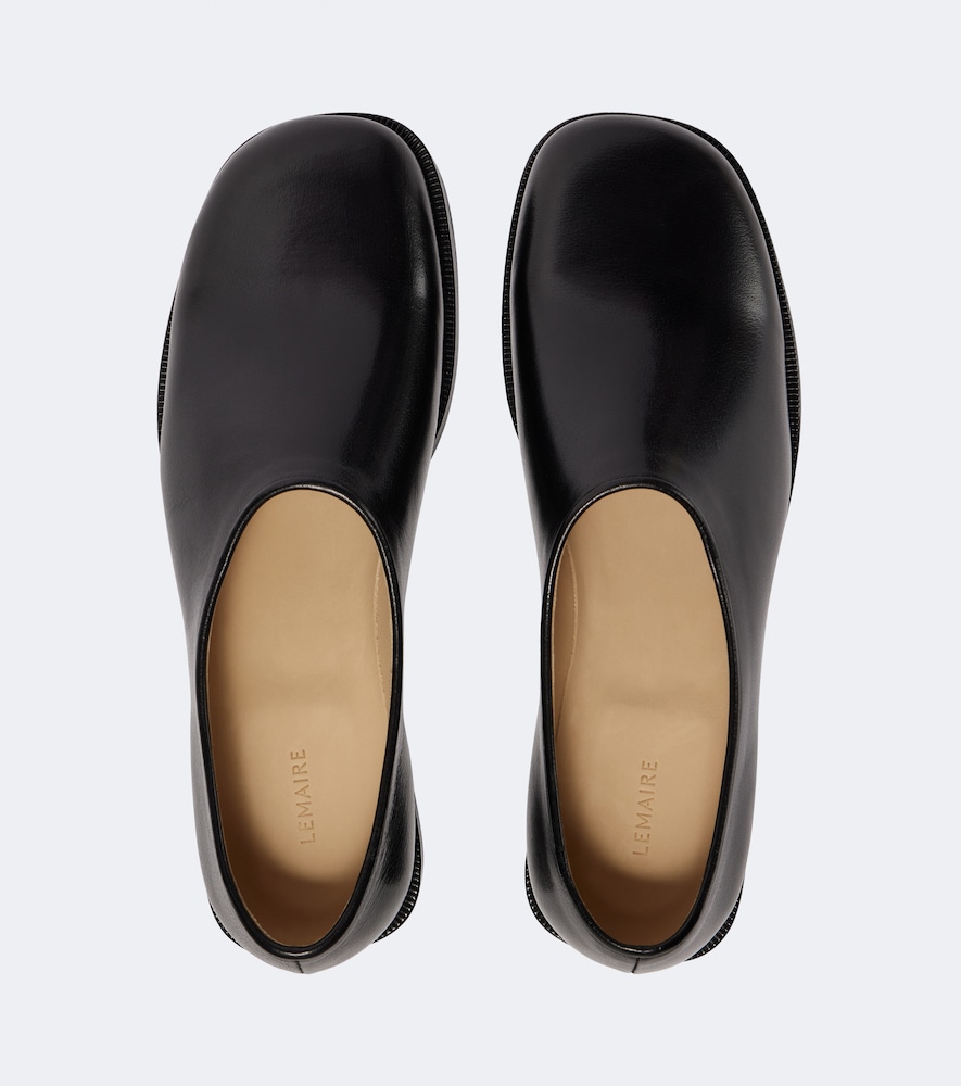  Lemaire Lemaire Anatomic Leather Slip-on Loafers 