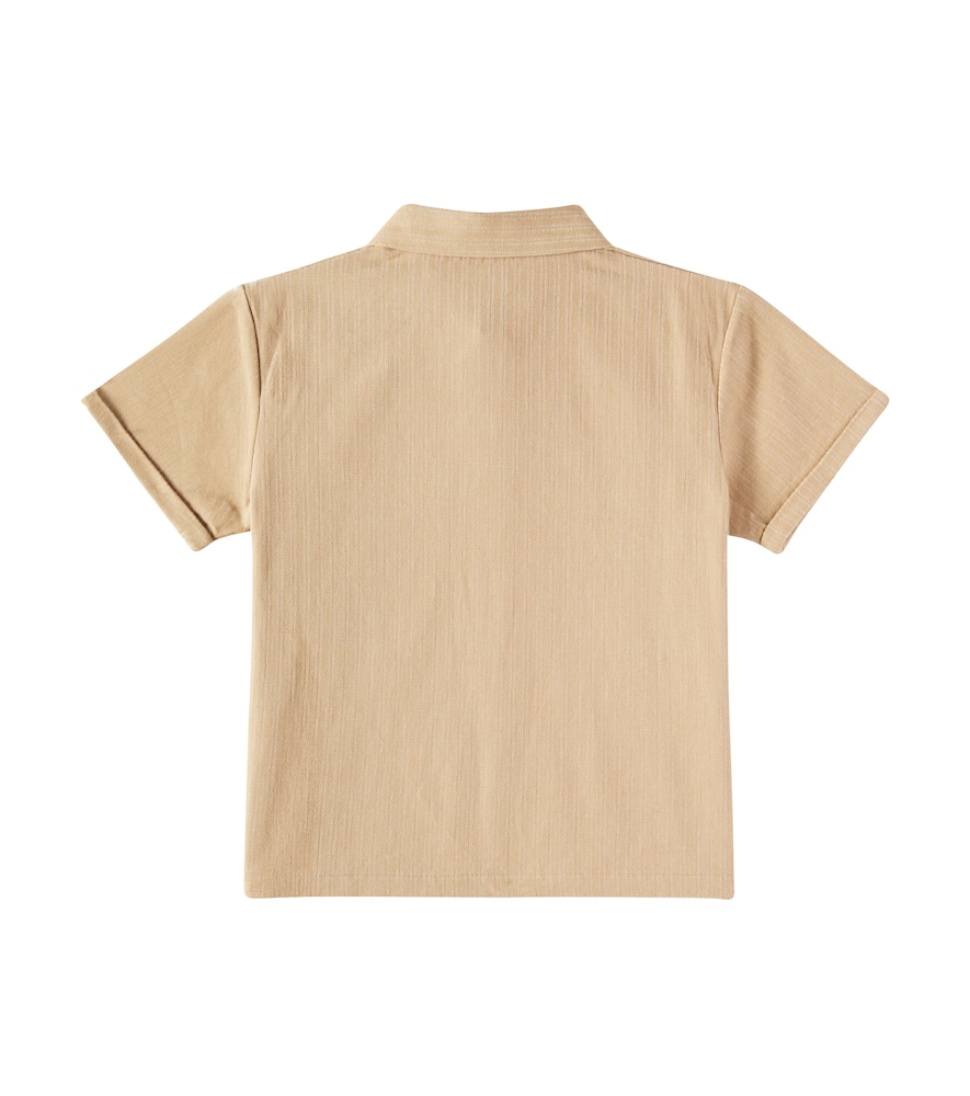 Donsje Brammie Striped Cotton Shirt In Neutrals
