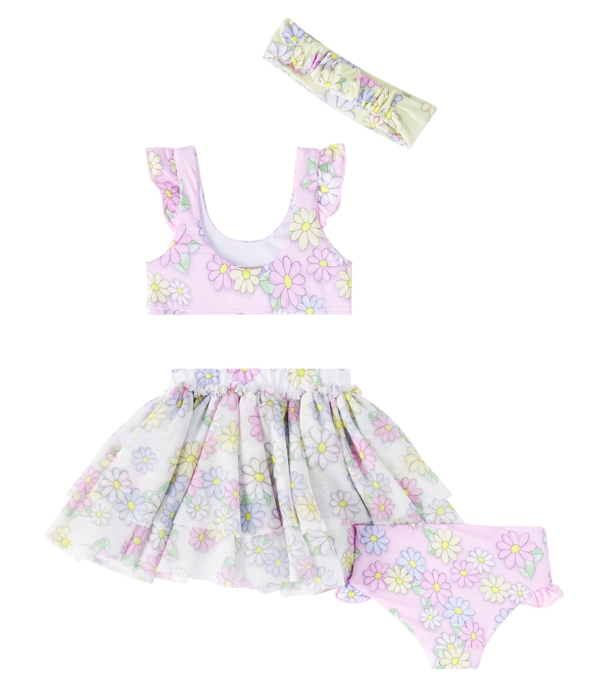  Monnalisa Monnalisa X Disney® Baby Set Daisy Aus Bikini, Rock Und Haarband 