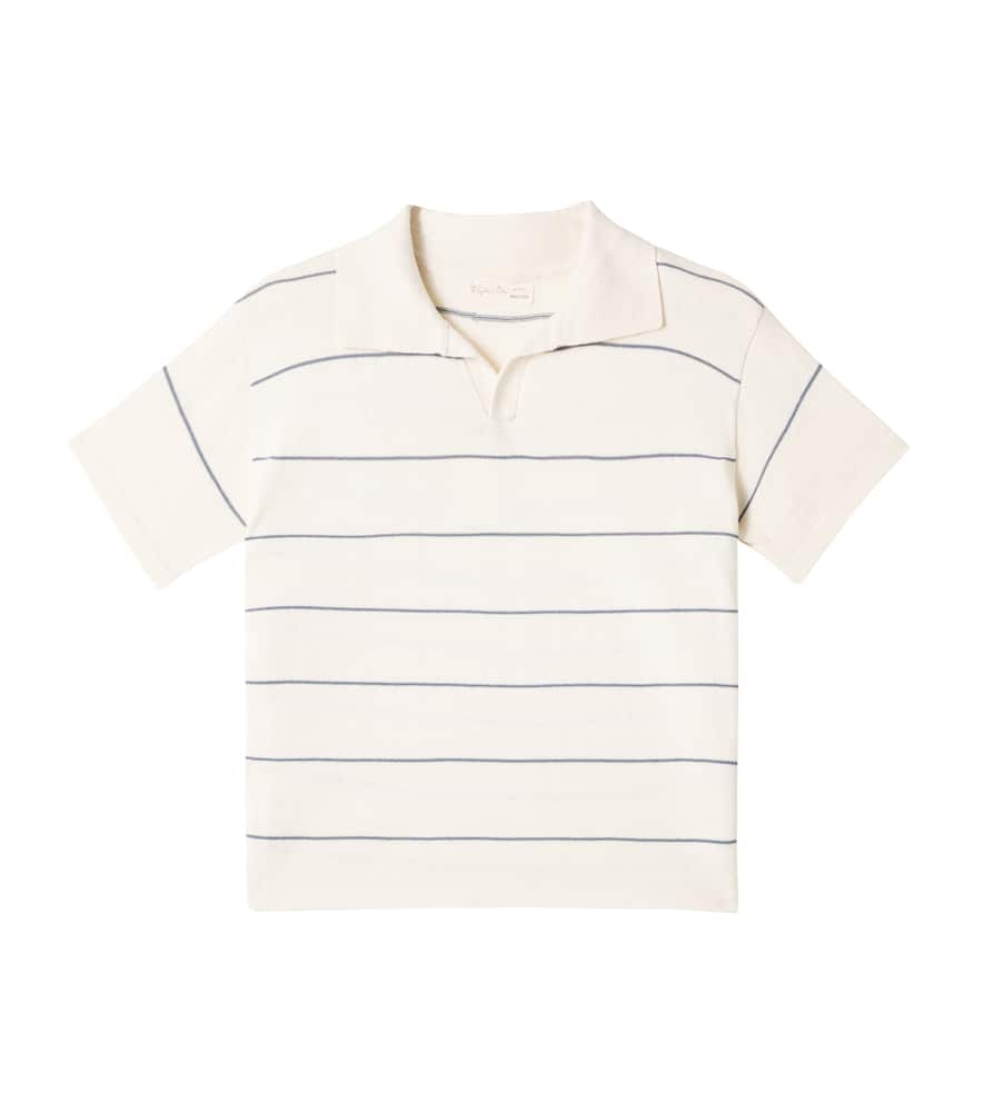Rylee + Cru Kids' Chandler Striped Cotton-blend Polo Shirt