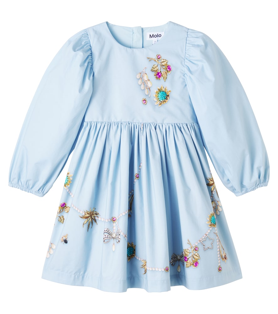 Molo Cilja Printed Cotton Poplin Dress