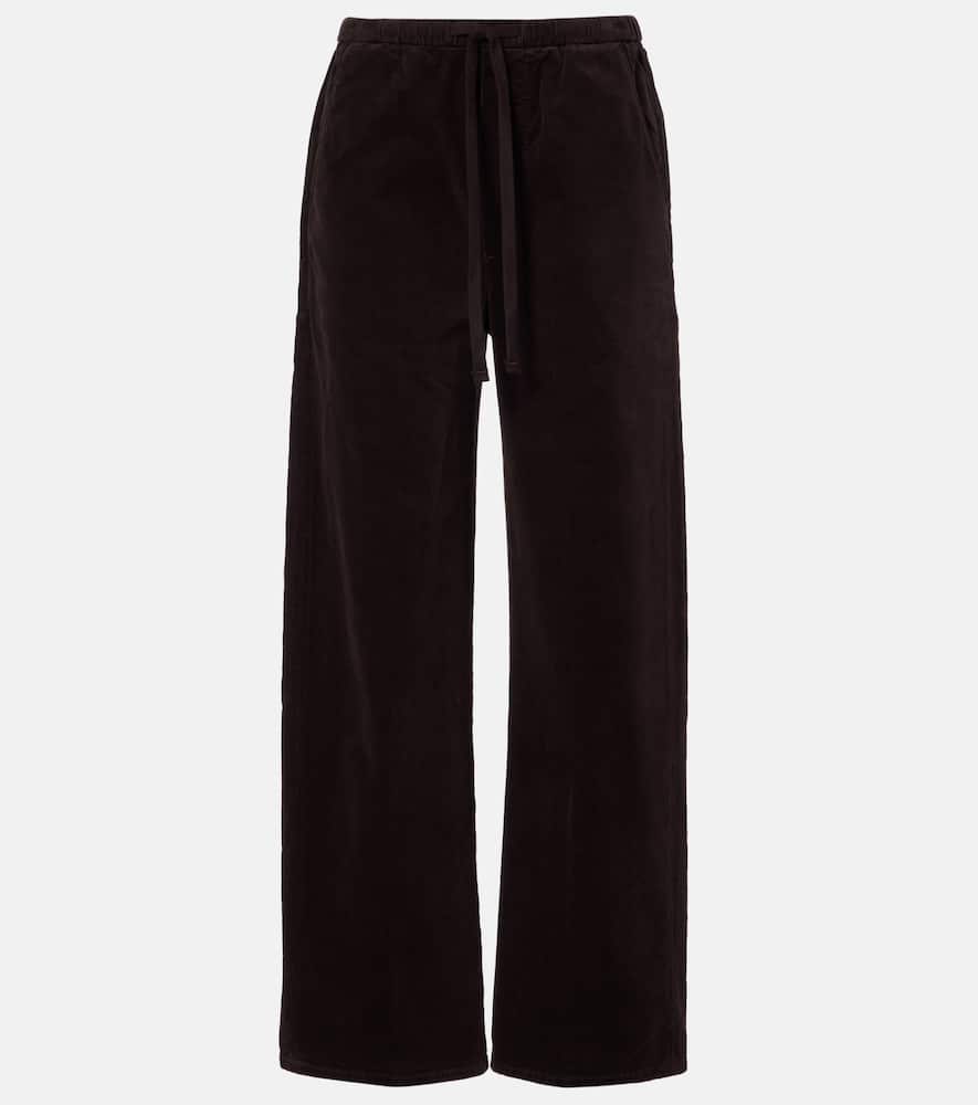 Citizen Of Humanity Aurora Pulla Cotton Corduroy Wide-leg Pants In Brown