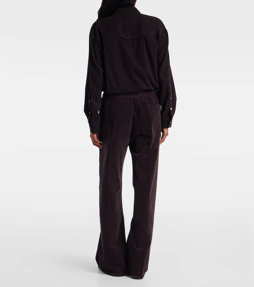 Citizen Of Humanity Aurora Pulla Cotton Corduroy Wide-leg Pants In Brown