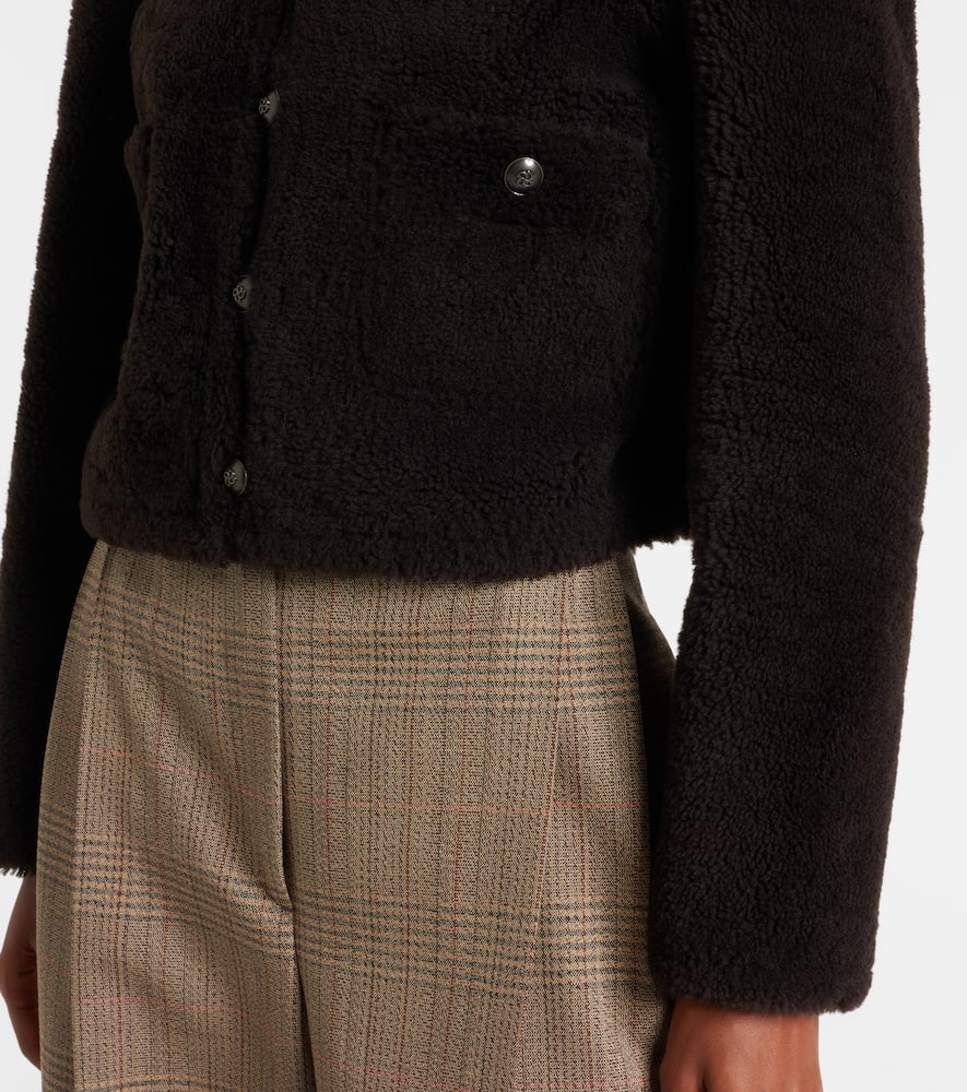 Dorothee Schumacher Soft Touch Cropped Reversible Leather Jacket In Brown